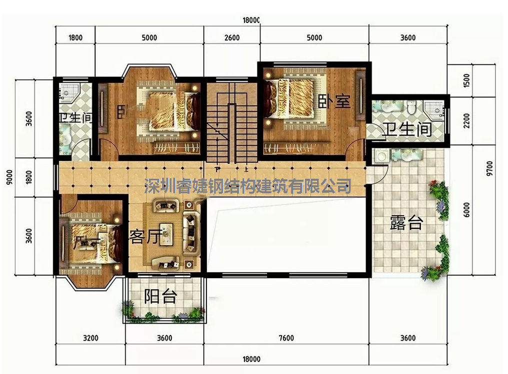 推薦一套:帶柴火房和車庫的鋼結(jié)構(gòu)別墅,美觀又實用(圖3) 推薦一套:帶柴火房和車庫的鋼結(jié)構(gòu)別墅,美觀又實用(圖3)